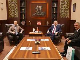 BİK Ankara Bölge Müdürü Çelik’ten Rektör Kırışık’a ziyaret
