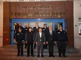 Bilecik Valisi Faik Oktay Sözer, emniyet çalışmalarını yerinde inceledi
