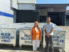 Bilecik’e son 1,5 yıldır bin 52 adet çöp konteyneri alındı
