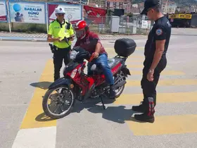 Bilecik’te 310 motosiklet sürücüsü kontrol edildi
