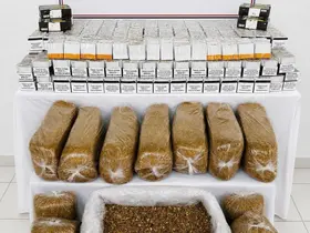 Bilecik’te 39 bin 430 adet dolu makaron ele geçirildi
