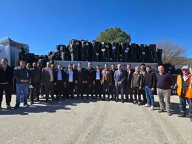 Bilecik’te 58 çiftçiye 809 bin 200 metre damlama sulama borusu desteği verildi
