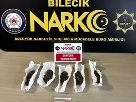 Bilecik’te bir şahsın üzerinde bonzai ele geçirildi
