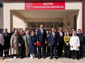 Bilecik’te Çocuk Evleri Sitesi Müdürlüğü’nde anlamlı buluşma
