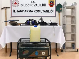 Bilecik’te define arayan 2 kişi suçüstü yakalandı
