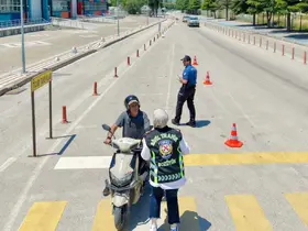 Bilecik’te drone destekli trafik denetimi
