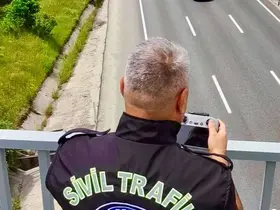 Bilecik’te drone destekli trafik denetimi
