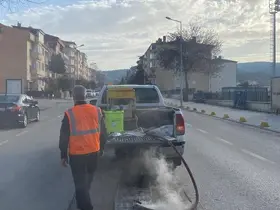 Bilecik’te haşerelere karşı kışlık mücadele

