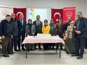 Bilecik’te huzurevinde doğum günü sevinci
