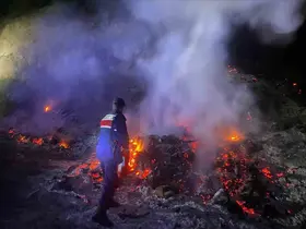 Bilecik’te otluk alanda çıkan yangın korkuttu