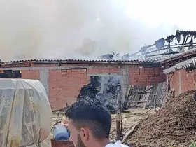 Bilecik’te samanlık alanda yangın çıktı
