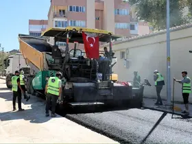 Bilecik’te sıcak asfalt serimi başladı
