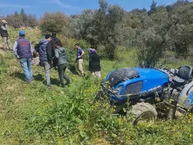 Bilecik’te traktör kazası; 1 yaralı
