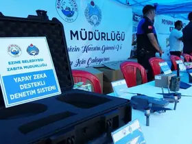 BilimFest’te Ezine Belediyesine ait son teknoloji kent güvenlik sistemleri sergilendi
