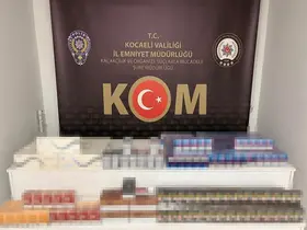 Bin 410 paket kaçak sigara ve 90 paket tütün ele geçirildi