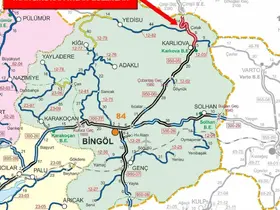 Bingöl-Erzurum karayolu tır trafiğine kapatıldı
