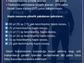 Bingöl’de aranan 17 şahıs yakalandı
