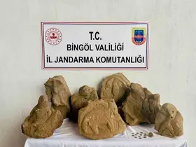 Bingöl’de jandarma ekipleri eski eser ele geçirdi
