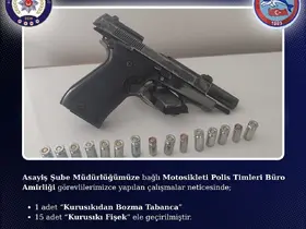 Bingöl’de tabanca ele geçirildi
