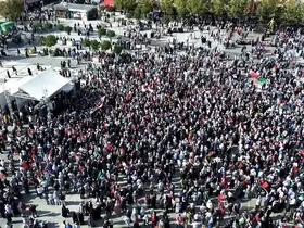 Binler, Filistin için tek ses oldu: Sakarya’dan dünyaya "Gazze’ye özgürlük" mesajı verdiler
