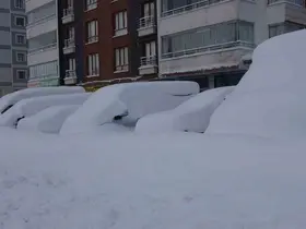 Bitlis mart ayında kara gömüldü
