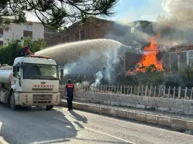 Bitlis’te korkutan yangın
