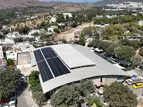 Bodrum Belediyesi, güneşten 106 bin 500 kwh temiz enerji üretti
