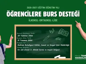 Bodrum Belediyesinden öğrencilere burs desteği
