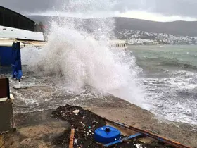 Bodrum-Kaş arası denizlerde fırtına uyarısı
