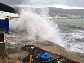 Bodrum-Kaş arası denizlerde fırtına uyarısı

