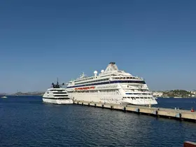 Bodrum Limanı’nda kruvaziyer hareketi
