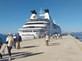 Bodrum’a kruvaziyer ile 274 yolcu geldi
