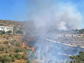 Bodrum’da makilik yangını

