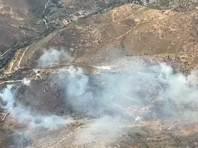 Bodrum’da makilik yangını devam ediyor
