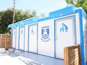 Bodrum’da modern tuvaletler hizmete alındı
