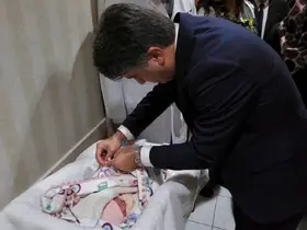 Bolu’da 2026 yılının ilk bebeği dünyaya geldi
