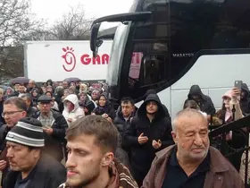 Bolu’da 37 kişilik umre kafilesi dualarla uğurlandı
