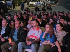 Bolu’da dev ekranda milli heyecan
