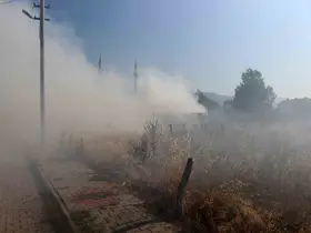 Bolu’da hurda deposunda yangın: Dumanlar gökyüzünü kapladı
