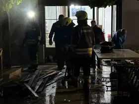 Bolu’da ikiz villanın bahçesinde çıkan yangın korkuttu
