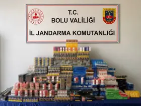 Bolu’da kaçakçılara ağır darbe: 1 milyon 150 bin liralık kaçak ürün ele geçirildi
