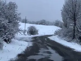 Bolu’da nisan ayında kar sürprizi
