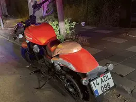 Bolu’da otomobille çarpışan motosikletli yaralandı
