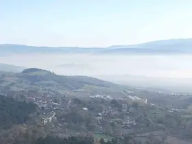 Bolu’da "sis denizi" manzarası mest etti
