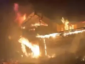 Bolu’da yangında yayla evi, ahır, odunluk ve garaj küle döndü
