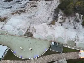 "Bolu’nun Pamukkalesi"nde kış sessizliği
