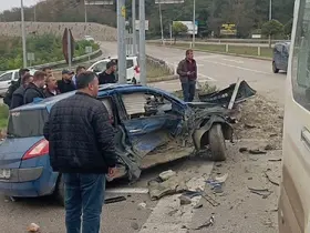 Boyabat’ta 3 araçlı kaza: 1 yaralı

