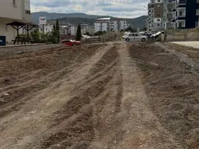 Boyabat’ta yol çalışması
