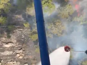 Bozdoğan’daki orman yangını ekiplerin hızlı müdahalesi ile kontrol altına alındı

