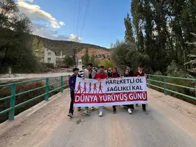 Bozkır’da "Sağlık için yürü" etkinliği